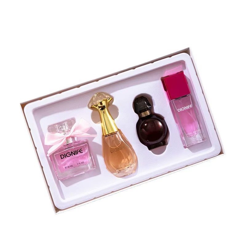 Exquisite Ladies Perfume Gift Set Fresh Long-Lasting Scent for Holiday Travel Luxury Fragrance Box