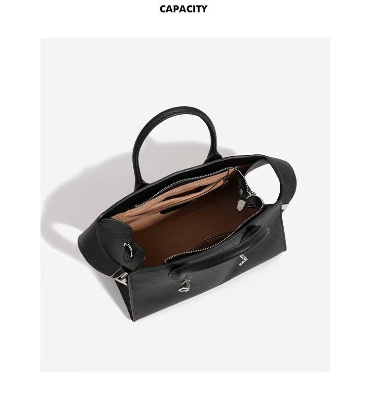 New Stylish Versatile Ladies Handbag  with a Large Volume of Cowhide in 3 Different Colour