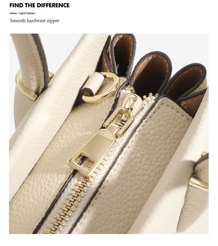 Stylish Classic Leather Handbag for Women with Slung Large Capacity in 3 Different colour