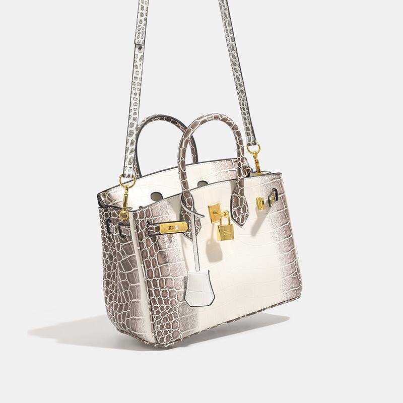 Classic Fashion Niche Crocodile-Pattern Single-ouldered slouch bag in 8 Different colour